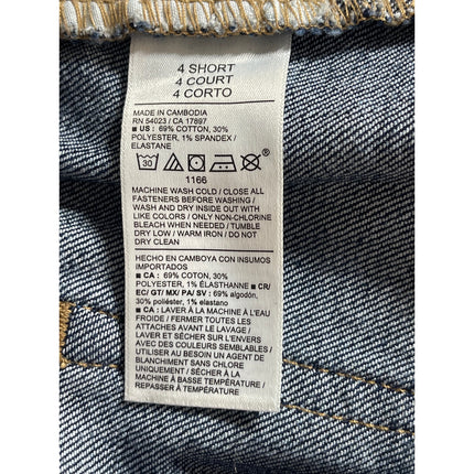 Old Navy Women's Blue Dark Wash High Rise Baggy Wide Leg Denim Jeans Pants Sz 4