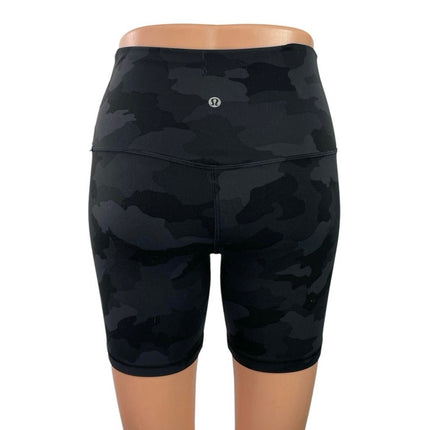 Lululemon Align Women's Camouflage Skinny Yoga Gym Athletic Activewear Shorts S
