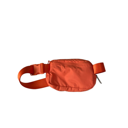 Lululemon Everywhere Belt Bag Orange Pockets Keys Fanny Pack Purse Pouch Handbag