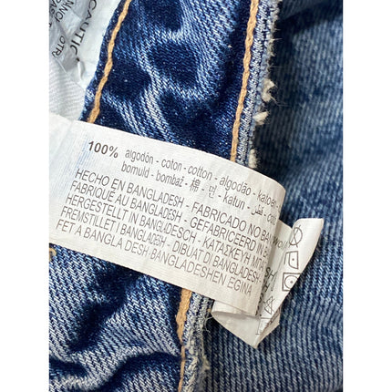 NEW Zara Women's Blue Distressed High Waisted Straight Leg Denim Jeans Size 4
