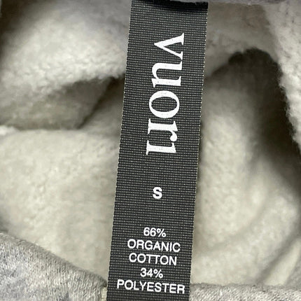 Vuori Restore Women's Gray Long Sleeves Half Zip Hoodie Hooded Sweatshirt Sz S