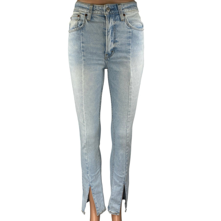 Abercrombie & Fitch The Skinny High Rise Women's Blue Light Wash Denim Jeans 24