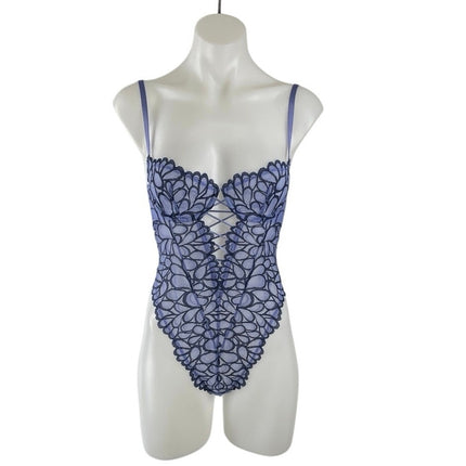 NEW Savage X Fenty Savage Not Sorry Floral Underwire Lace Teddy Cami Lingerie XS