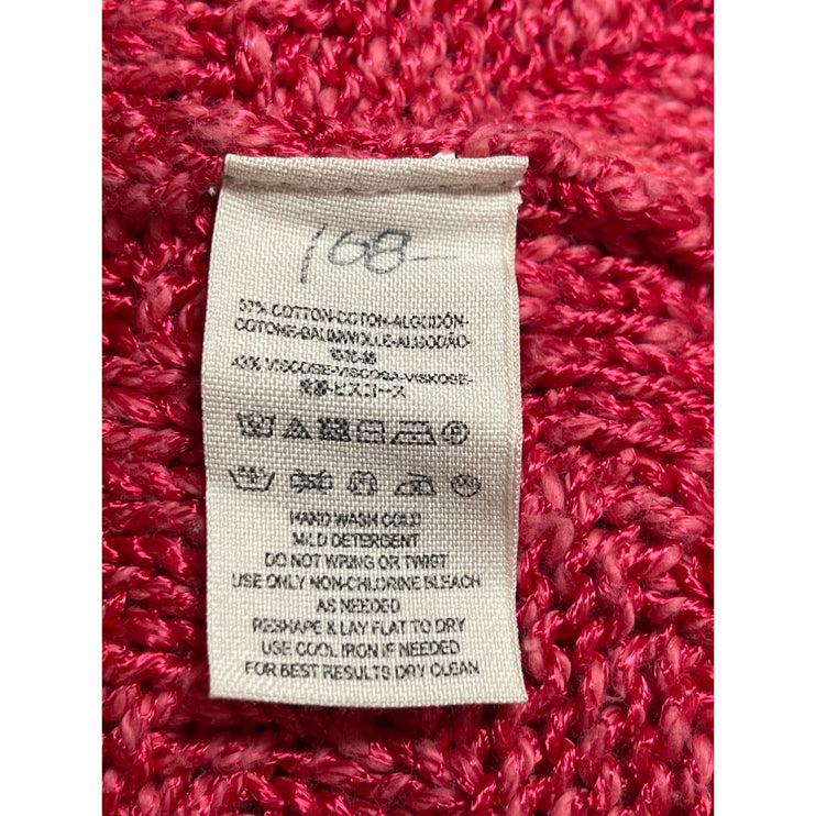Free People Women's Red Sleeveless Racerback Y2k Boho Tunic Tank Top Size M