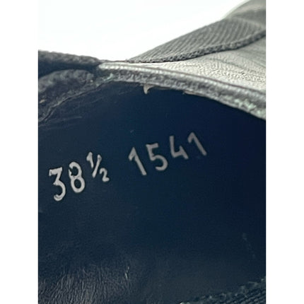 Clergerie Noam Womens Black Leather Lace Up Block Heels Platform Ankle Boots 7.5