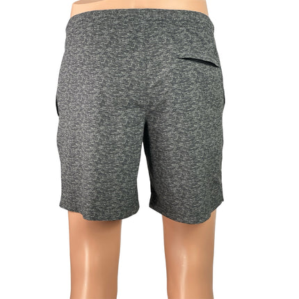 Chubbies Men's Gray Heather Elastic Waist Straight Leg Athletic Shorts Size S