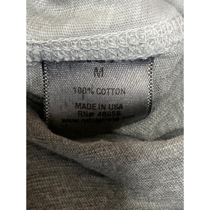 NSF Men's Heather Gray Cotton Crewneck Long Sleeve Casual Tee T-shirt Top Size M