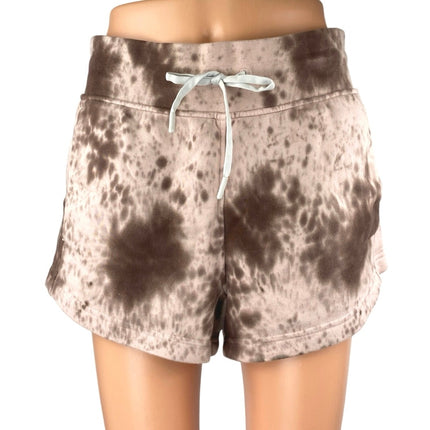 Lululemon Inner Glow Women's Brown Pink Marble Tie Dye Athletic Shorts Size 6