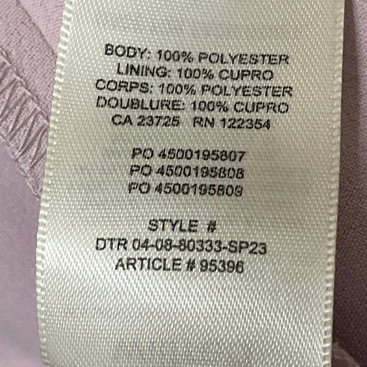 Aritzia Wilfred Lilac Purple Sleeveless Square Neck Fit & Flare Mini Dress 10