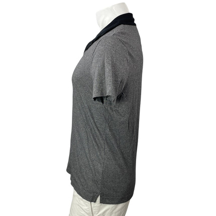 Banana Republic Luxury Touch Gray Short Sleeves Standard Fit Polo Shirt Top Sz S