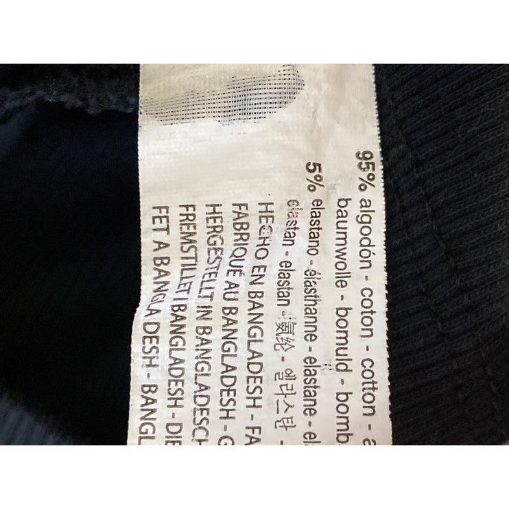 Zara Women's Black Ribbed Knit Turtleneck Half Sleeve Cropped Sweater Top Size S