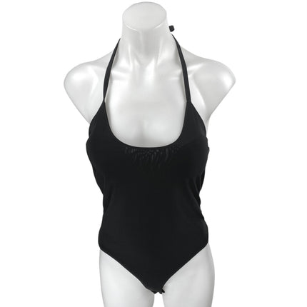 NEW Boohoo Black Sleeveless Halter Tie Neck Cami Camisole Bodysuit Tank Top 10