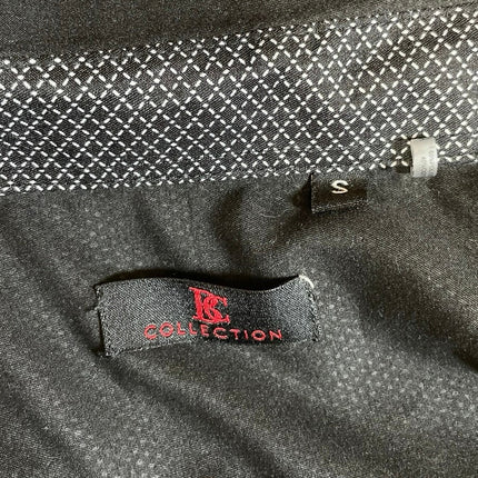BC Collection Men's Black Slim Fit Long Sleeve Button Down Shirt Top Size S