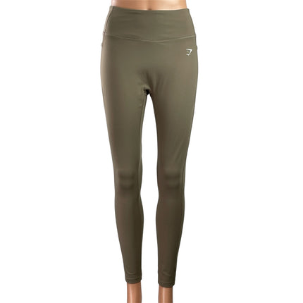 Gymshark Lifting Pocket Green High Rise Yoga Workout Athletic Leggings Pants M