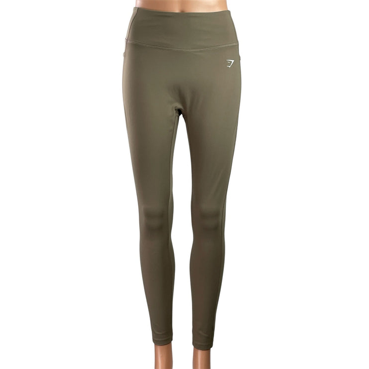 Gymshark Lifting Pocket Green High Rise Yoga Workout Athletic Leggings Pants M