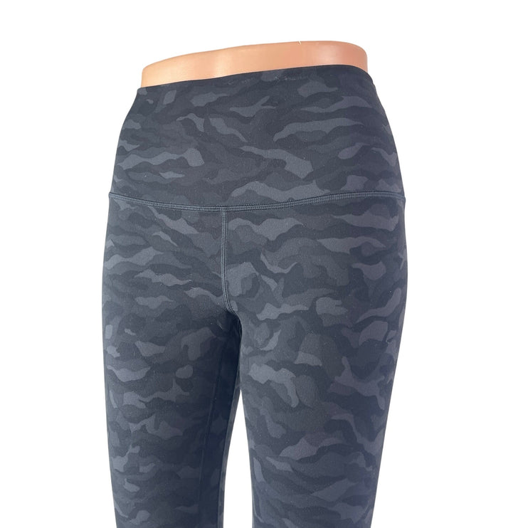 Lululemon Women's Black Camo Yoga Running Workout Athletic Leggings Pants Size 6