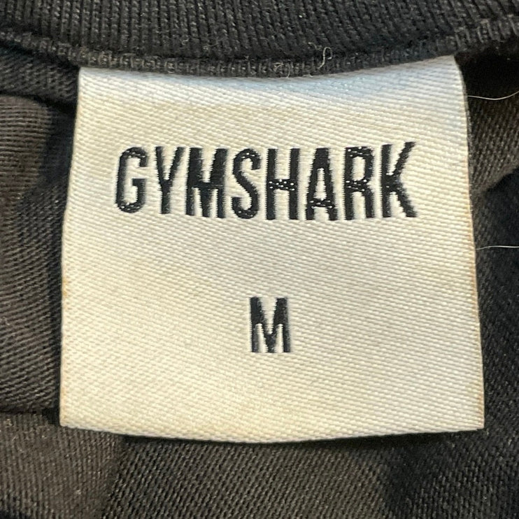 Gymshark Women's Black Strength Dept Long Sleeve Crewneck Sweatshirt Top Size M