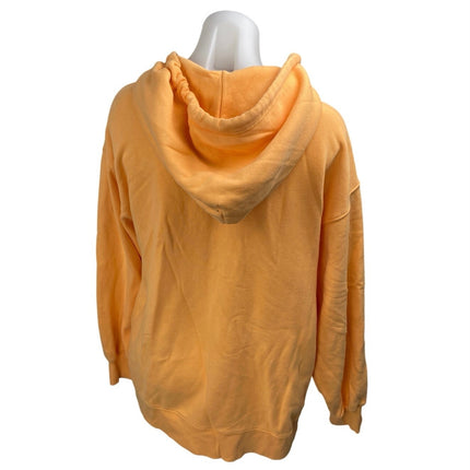 Aritzia TNA Cozy Women's Coral Fleece Full Zip Hoodie Hooded Sweatshirt Top 2