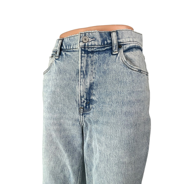 Abercrombie & Fitch The 90s Straight Ultra High Rise Blue Denim Jeans Size 27