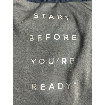 Fourlaps Men's Navy Blue High Rise Elastic Wasit Straight Athletic Shorts Size M