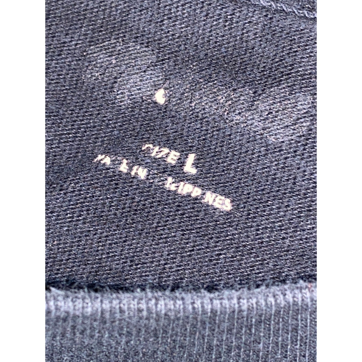 Madewell Men's Black Crew Neck Long Sleeve Sweater Sweatshirt Tee T-Shirt Top L