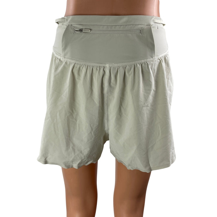 Lululemon Fast and Free Airflow Women's Gray Athletic Running Shorts Size S