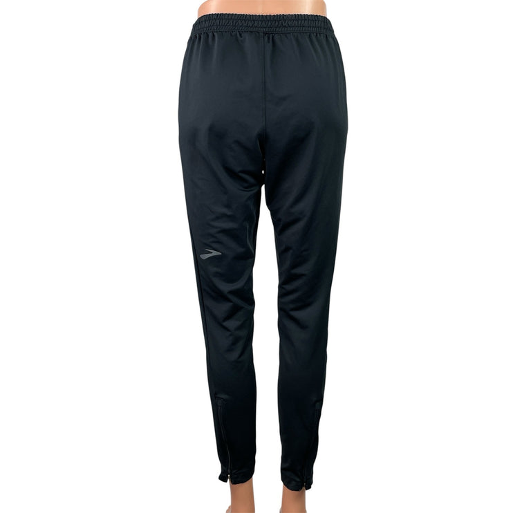 Brooks Women's Black Running Yoga Workout Athletic Tapered Training Pants Size S