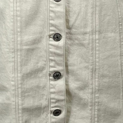 NEW Abercrombie & Fitch Cream Sleeveless Mini Tank A-Line Sheath Shirt Dress S