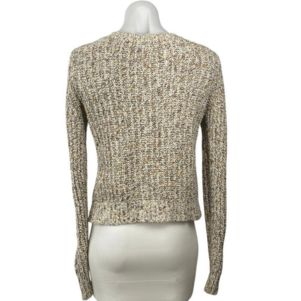 Banana Republic Women's Beige Wool Cashmere Knit Long Sleeve Sweater Top Size S