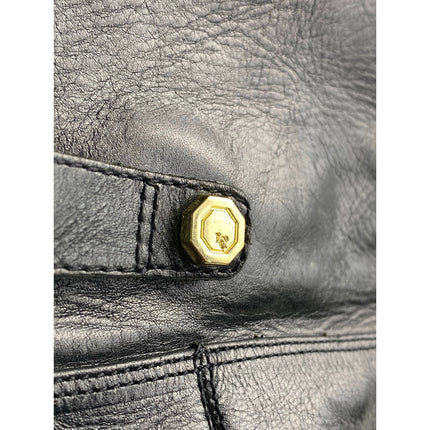 Louise Et Cie Navaria Women's Black Calf Leather Block Heel Knee High Boots Sz 7