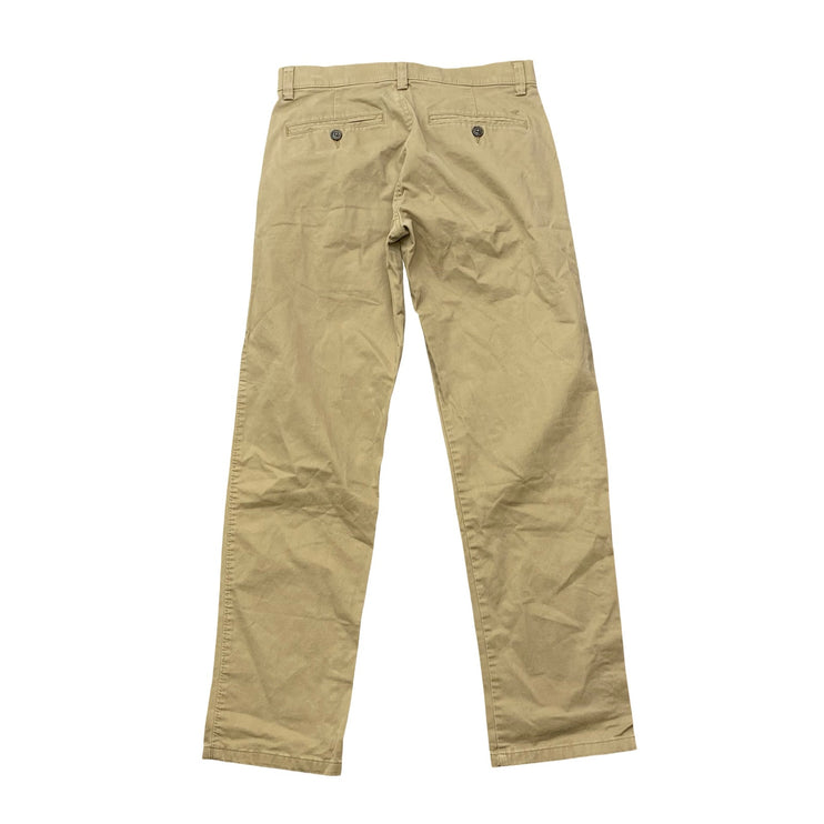 Haggar H26 Men's Beige Khaki Tan Straight Leg Chino Trousers Pants Size 28x30