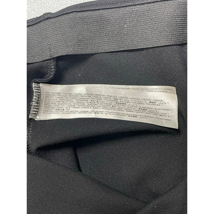 MNG Mango Women's Black High Waisted Split Zip Flare Trousers Dress Pants Size L