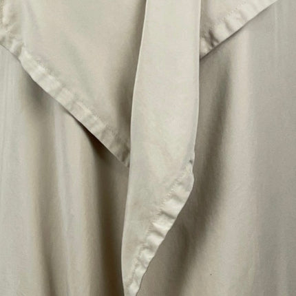 Glassons Beige Waterfall Drape Open Long Sleeve Cardigan Trench Coat Jacket Sz M