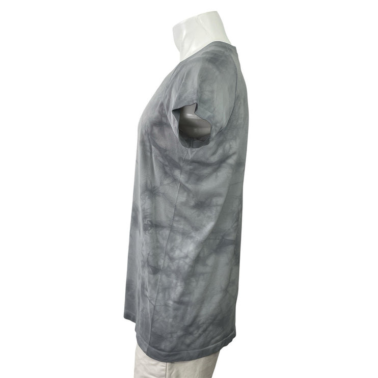 Lululemon Swiftly Tech Mens Gray Marble tie Dye Short Sleeve Tee T-Shirt Top L