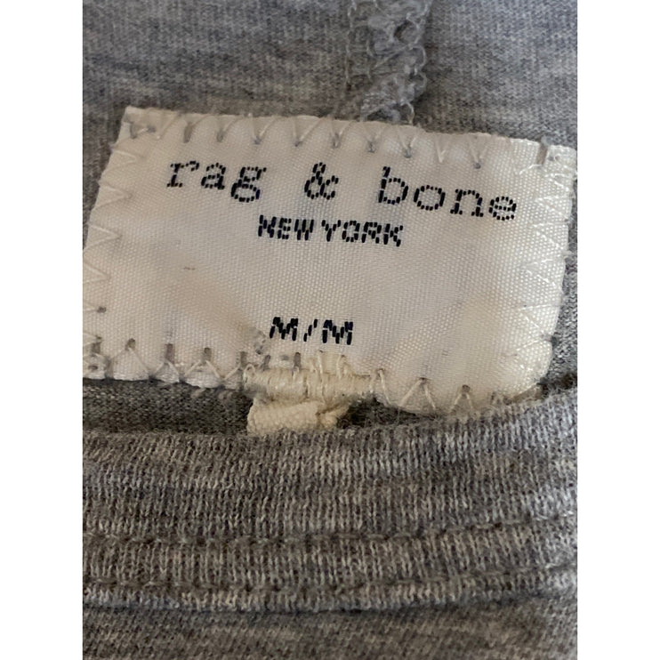 Rag & Bone Men's Gray Crew Neck Long Sleeve Sweater Sweatshirt Tee T-Shirt Top M