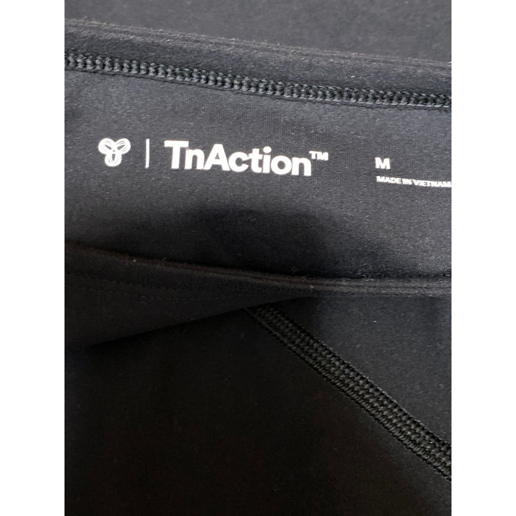 Aritzia TnAction Butter Bound Black Yoga Athletic Activewear Crop T-Shirt Top M
