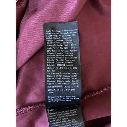 NA-KD Maroon Velvet Velour Sleeveless Cami Camisole Cowl Neck Crop Tank Top XS