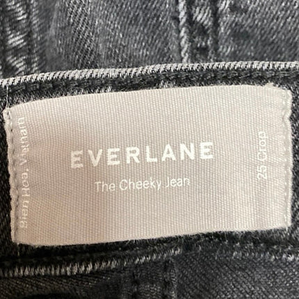 Everlane Cheeky Women's Black Wash High Waisted Skinny Denim Jeans Pants Size 25