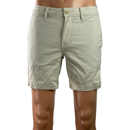 Flint and Tinder Gray Mid Rise Straight Golf Chino Khaki Bermuda Shorts Size 29