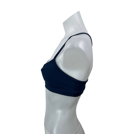 Alo Yoga Women's Navy Blue Crossback Workout Athletic Sports Bra Crop Top XS