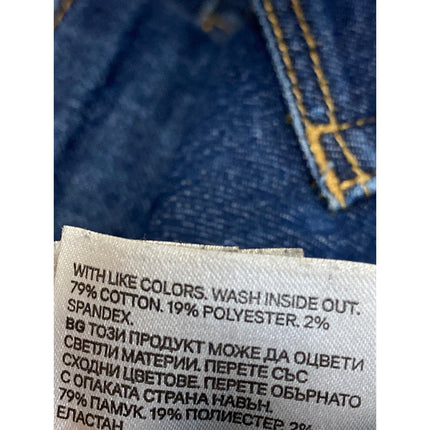 H&M Women's Blue High Waisted Slim Fit Y2k Casual Skinny Denim Jeans Size 4