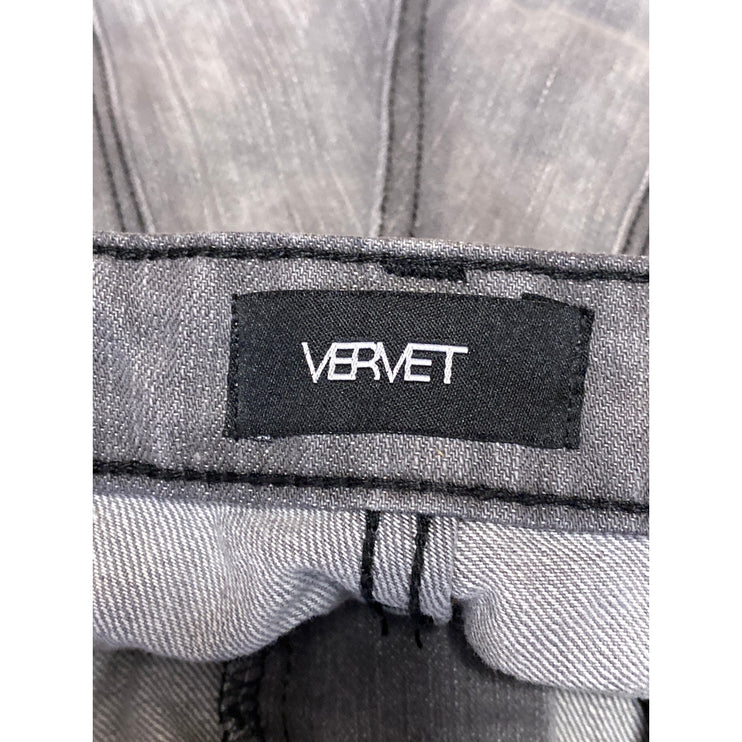 Vervet Womens Black Washed Distressed High Rise Cutout Denim Jean Shorts Size 28