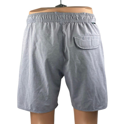 Vissla Breakers Men's Gray Elastic Waist Drawstring Stretch Swim Board Shorts M