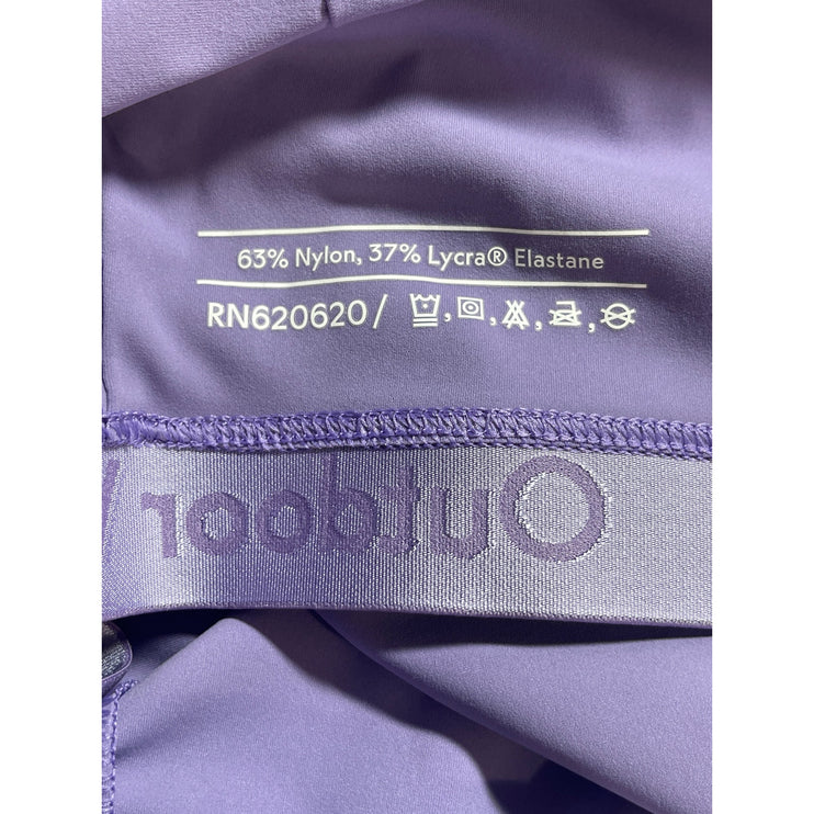Outdoor Voices Purple Sleeveless One Shoulder Mini Athletic Activewear Dress M