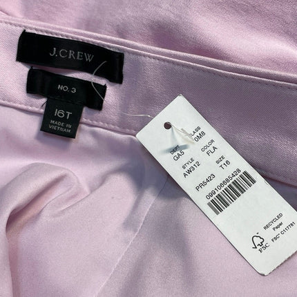 NEW J. Crew Women's Pink High Waisted Fitted Stretch Pencil Straight Skirts 16T