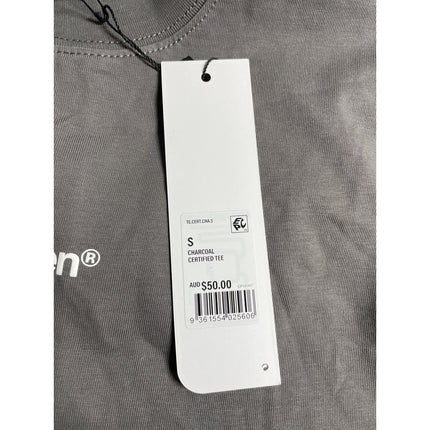 NEW Elite Eleven Certified Men's Gray Short Sleeve Crew Neck T Shirt Tee Top S