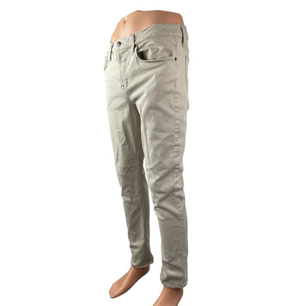 Joe's Mens Beige High Rise Slim Chino Khaki Skinny Straight Denim Jeans Pants 33