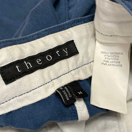 Theory Men's Blue Wine Red High Waisted Straight Casual Chino Khaki Shorts 31