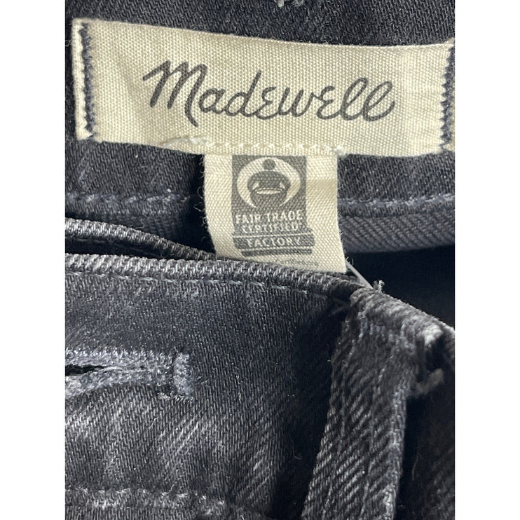 Madewell Women's Black High Waisted Bootcut Wide Leg Flare Denim Jeans Pants 27