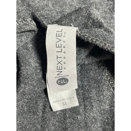 Next Level Women's Black Statement Racerback Workout Athletic Tank Top Size M